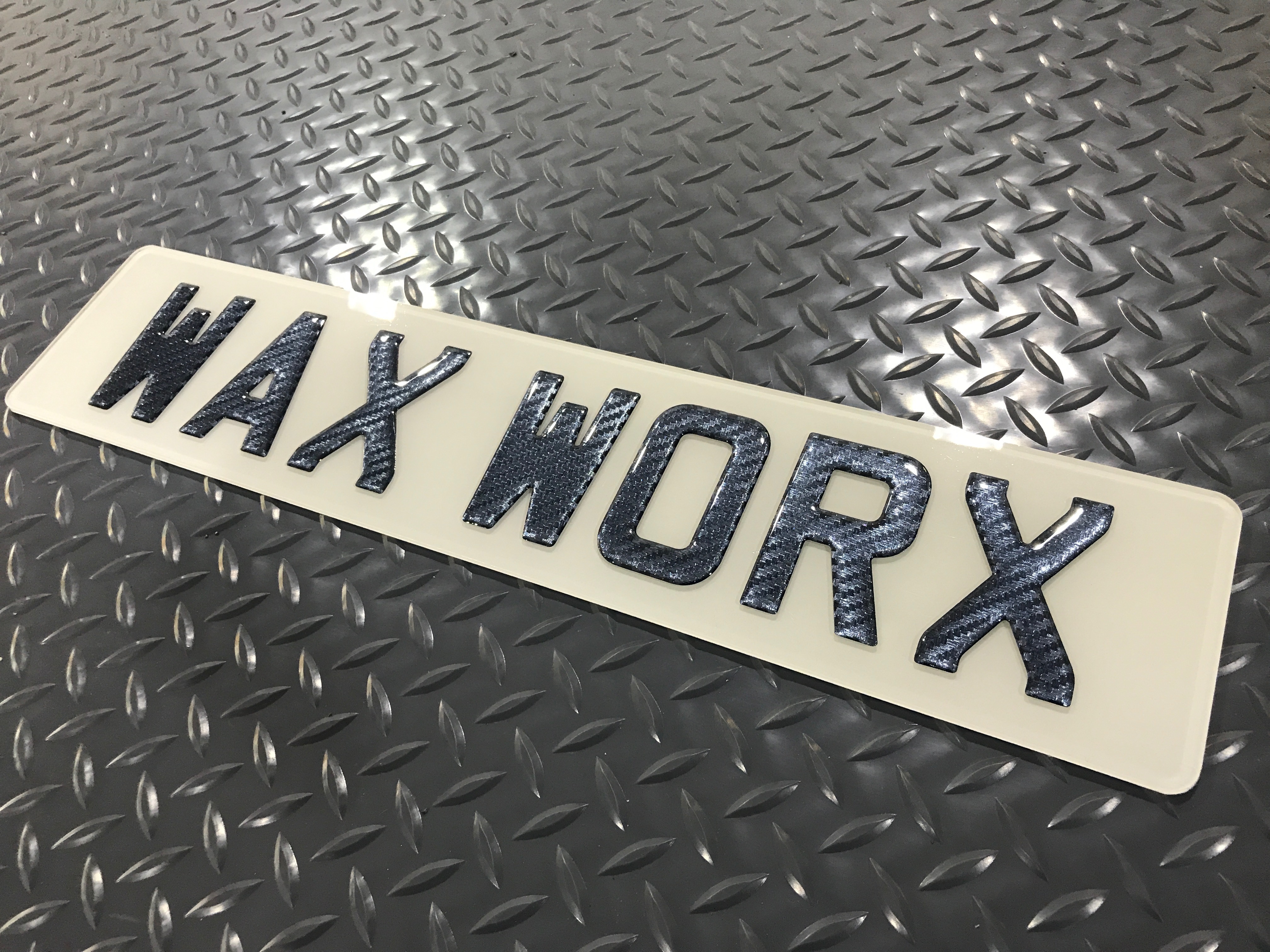 Pl8 Worx 3d Custom Gel Number Plates Single Plate