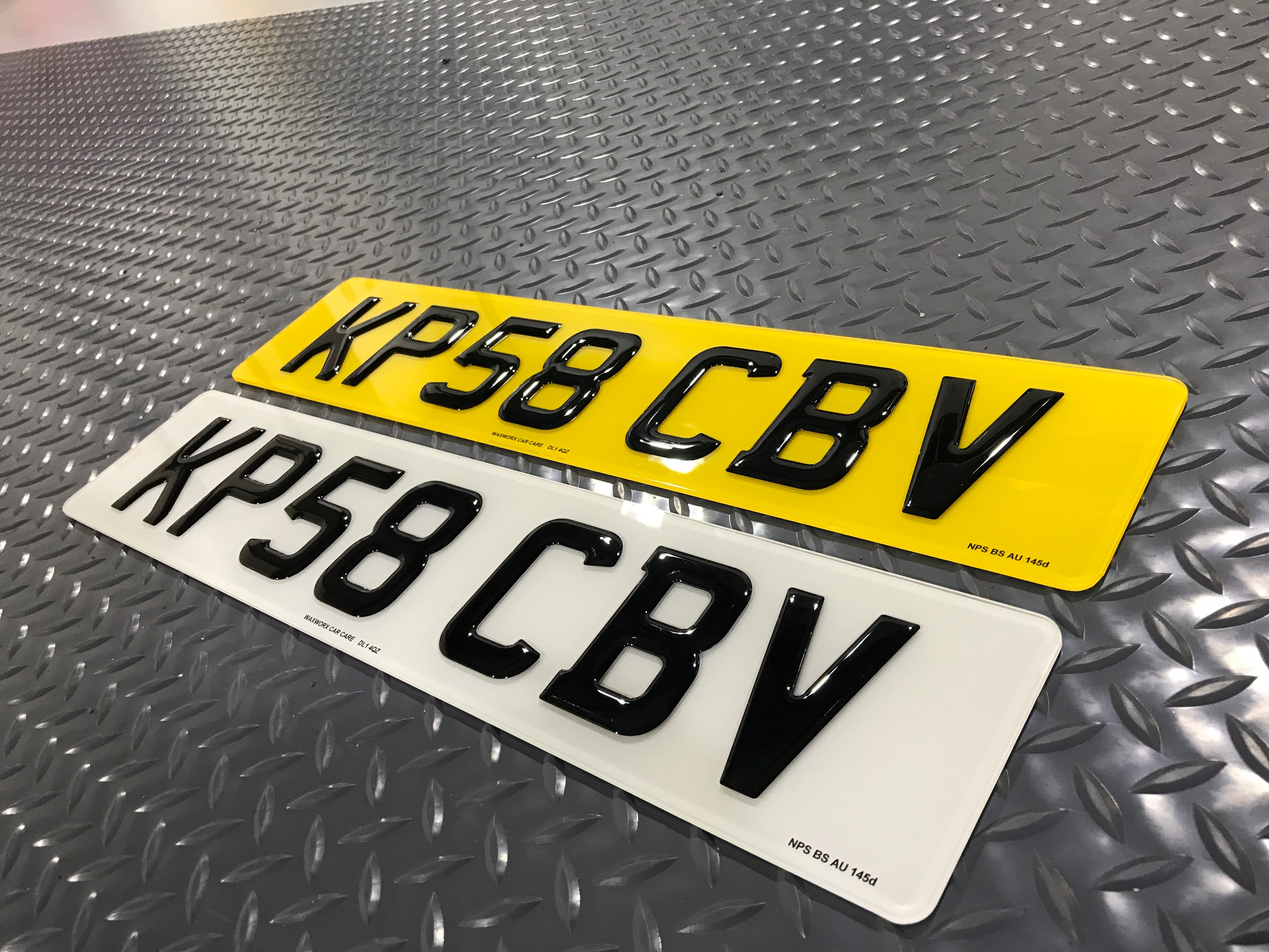 PL8-Worx 3d Custom Gel Number Plates (PAIR) (CUSTOM SIZED) – WaxWorx ...